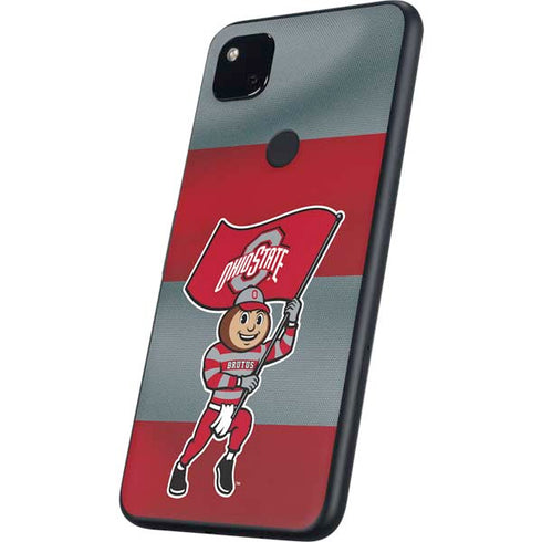 Ohio State University OSU Buckeyes Flag Google Pixel 4a Skin